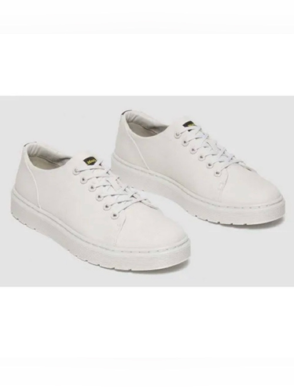 Dr. Martens Unisex Dante Canvas Oatmeal Sneakers Sz W 10 M 9 NEW